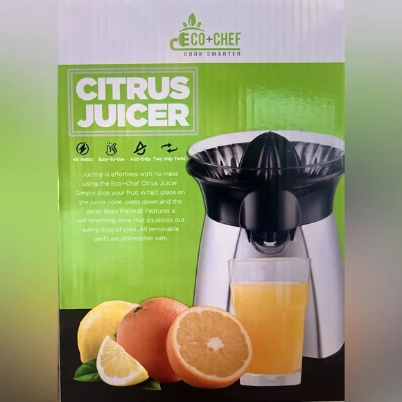 NIB ECO+CHEF CITRUS JUICER - Picture 1 of 5